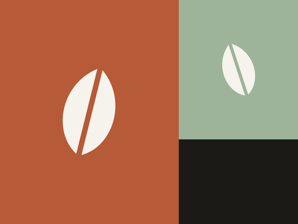Blocks of clay, sage and peat with two linen leaf shapes